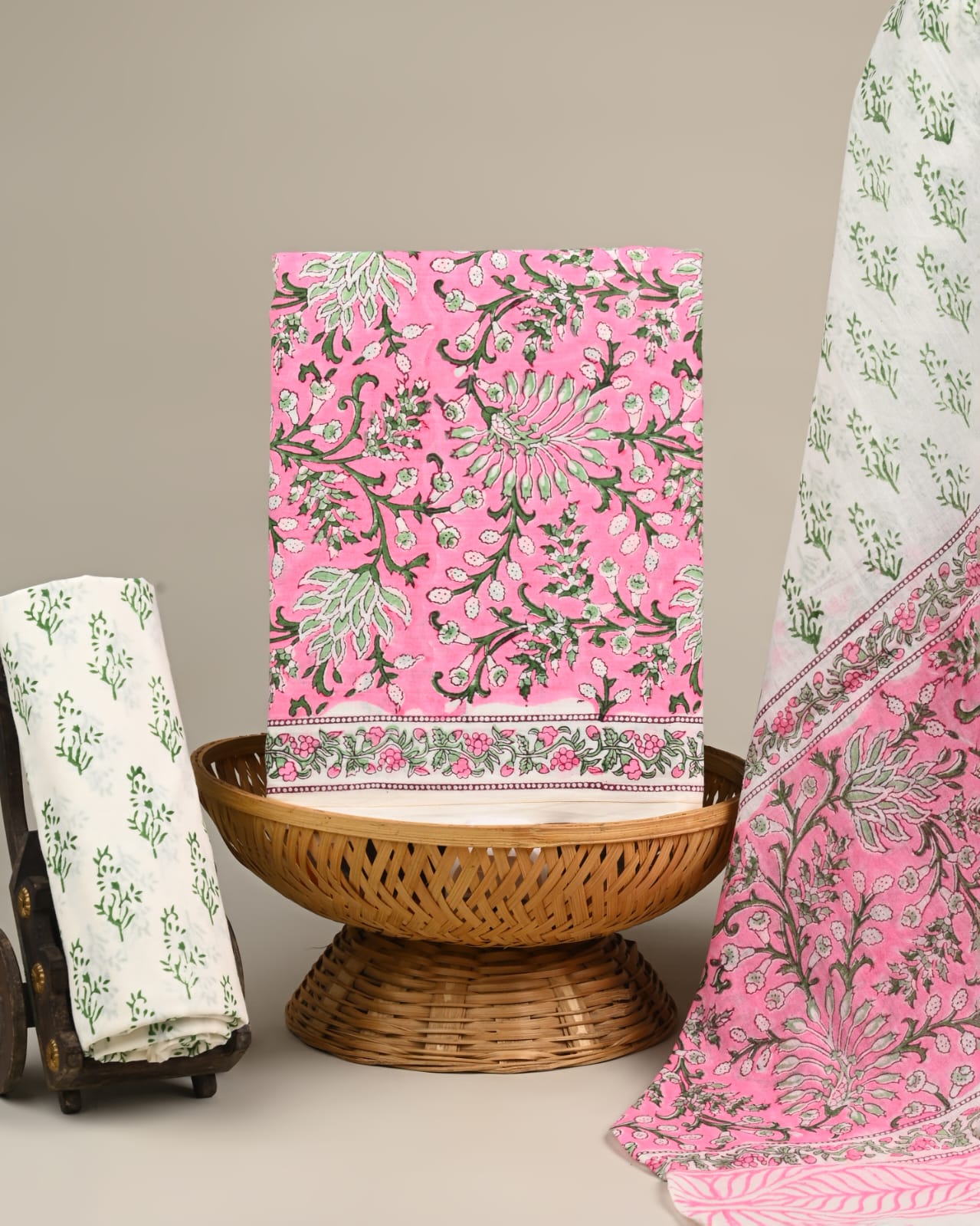 cotton women suit set by govind exports